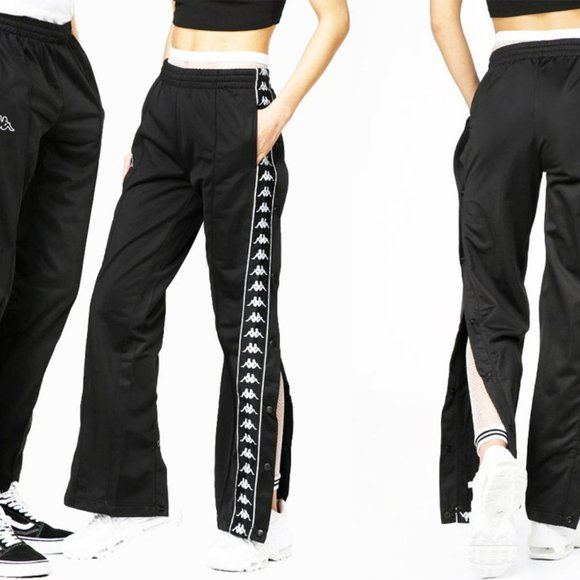 Kappa Track Pants With Snap Button Side Bands - Picture 2 of 13